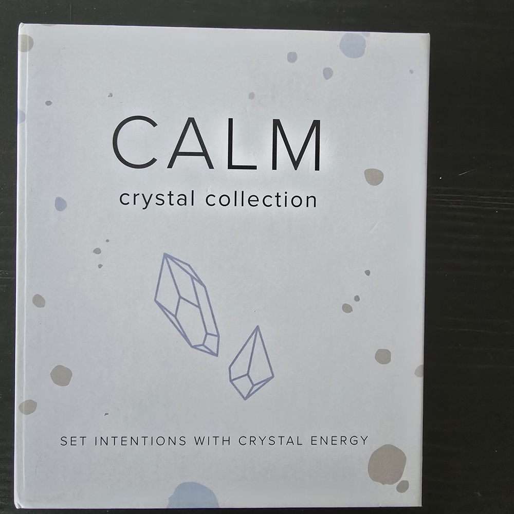 NIB Shoppe Geo RETIRED Crystal Collection CALM Raw Stones, Meditation, Wellness